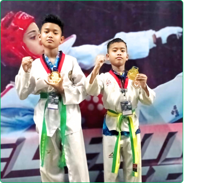 Peraih medali emas kejuaraan Taekwondo